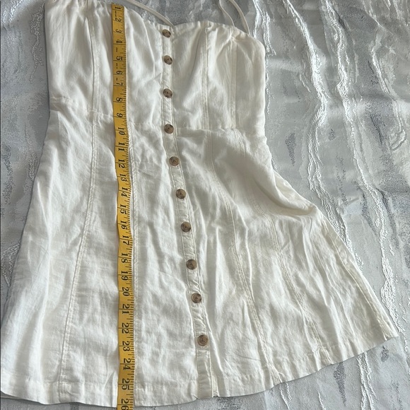 Kimchi Blue Cream Button-Front Mini Dress - Picture 6 of 14